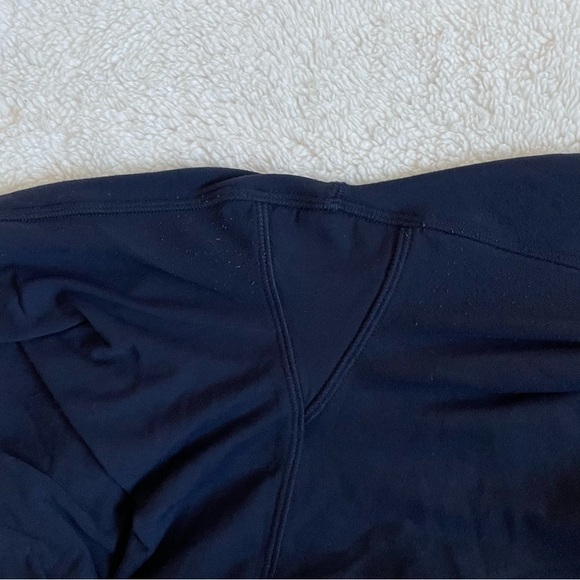 Tory Sport Navy Capri Leggings Stripes Side Size XL - Picture 7 of 11